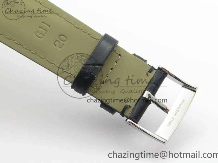 0124 AllSeason Seamaster Edizione Venezia SS Best Edition Black Dial On Leather Strap A 8122